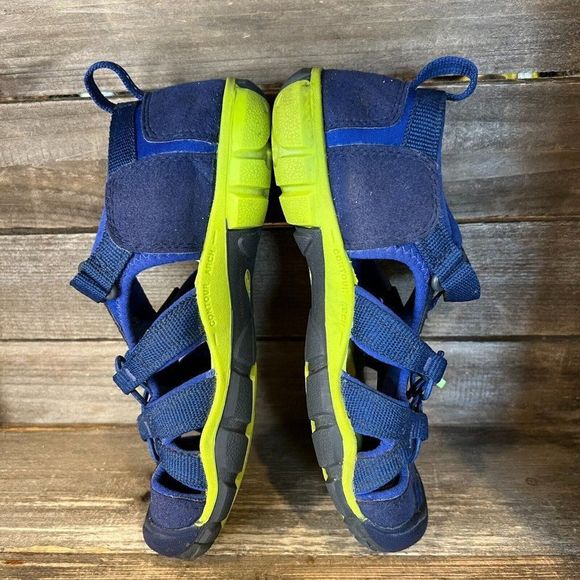 Childrens Kids Keen‎ Seacamp 2 CNX Blue Hiking Waterproof Sandals Shoes Size 3 Y - Picture 4 of 6